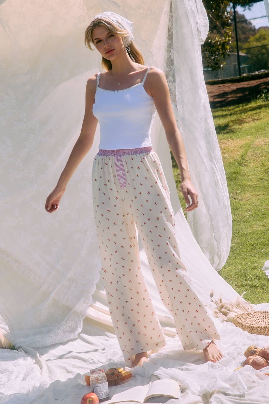 white lace trim cami
cotton cropped camisole
floral trim tank top
rose detail cami
white summer tank top
cotton stretch camisole
feminine summer top
cottage inspired cami
lace strap tank top
fitted white cami
picnic outfit top
romantic summer clothing
casual summer basics
boutique tank top
strawberry aesthetic outfit
soft cotton tank top
women's cropped cami
summer layering piece
white camisole with lace straps
vintage inspired summer top