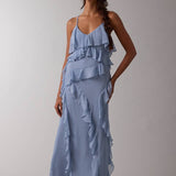 blue ruffle maxi dress
wedding guest dress blue
romantic summer maxi dress
ruffle formal dress women
v neck occasion dress women
flowy blue event dress
vacation wedding guest dress
italian summer inspired dress
adjustable strap maxi dress
summer spritz collection dress
elevated blue midi maxi dress