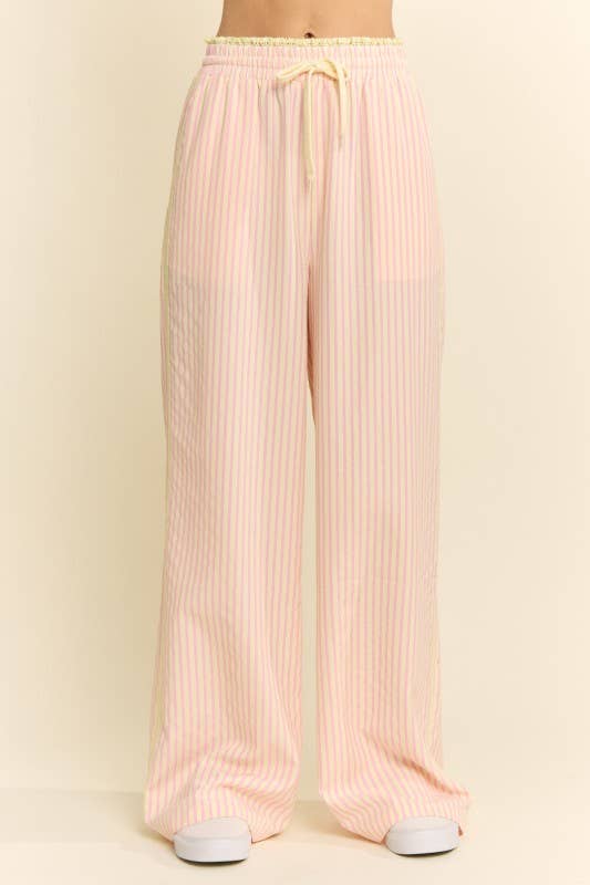 pink stripe pants
wide leg striped pants
elastic waist wide leg pants
pull on summer pants
lightweight striped pants
relaxed fit pants women
vertical stripe pants women
pants with pockets women
comfortable boutique pants
west of may pants
plus size flowy pants
womens plus size pants