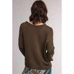 brown oversized sweater, chocolate brown sweater, women’s fall sweater, roll neck sweater, pocket sweater, relaxed fit sweater, oversized knit sweater, brown knit top, casual fall sweater, cozy women’s sweater, western fall clothing