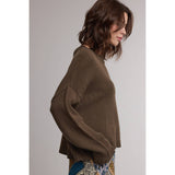 brown oversized sweater, chocolate brown sweater, women’s fall sweater, roll neck sweater, pocket sweater, relaxed fit sweater, oversized knit sweater, brown knit top, casual fall sweater, cozy women’s sweater, western fall clothing