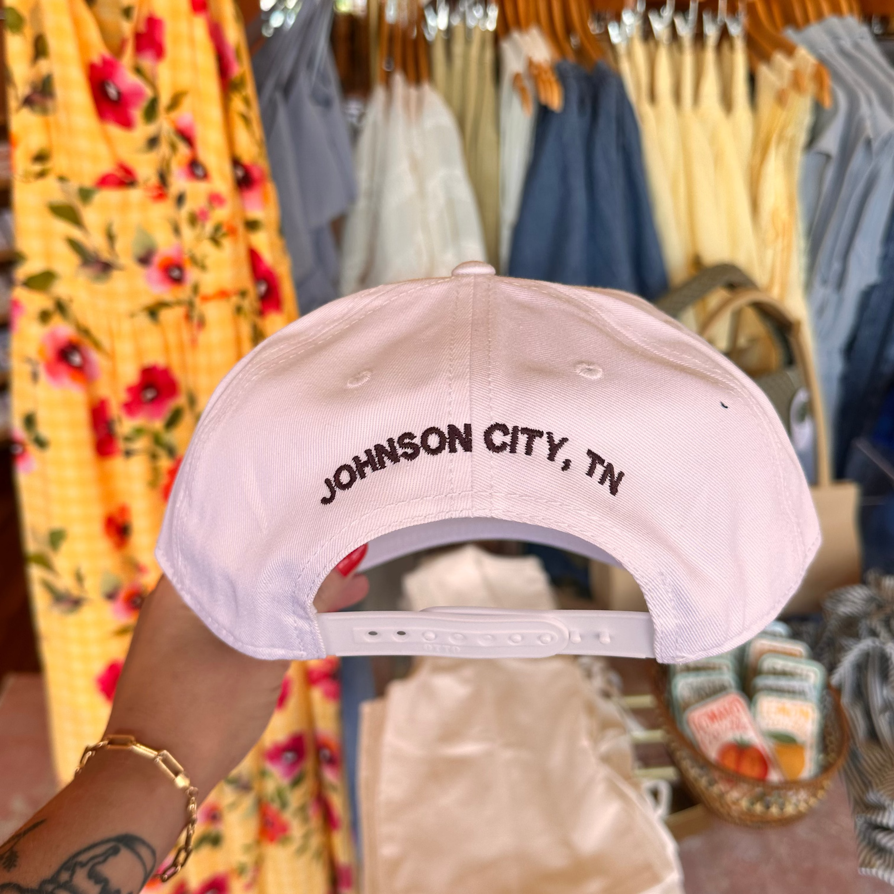 johnson city trucker hat, embroidered otto trucker hat