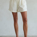 cotton pleated shorts women
elastic waist summer shorts women
relaxed fit cotton shorts
cream cotton summer shorts
high waisted casual shorts women
cuffed hem cotton shorts
lightweight breathable summer shorts
neutral summer outfit shorts women
beach day cotton shorts
women’s relaxed summer shorts
summer spritz collection shorts